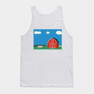 Pig And Barn Tank Top